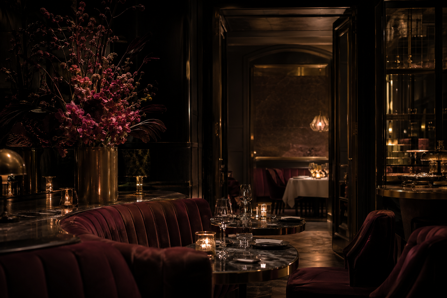 Zona privada de reserva del restaurante